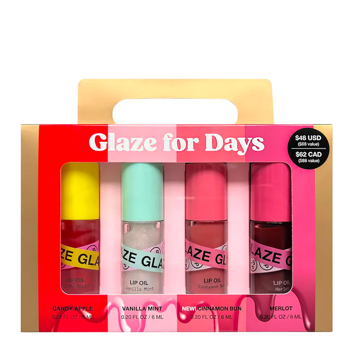 iNNBEAUTY PROJECT Glaze For Days 4-Piece Lip Oil Set