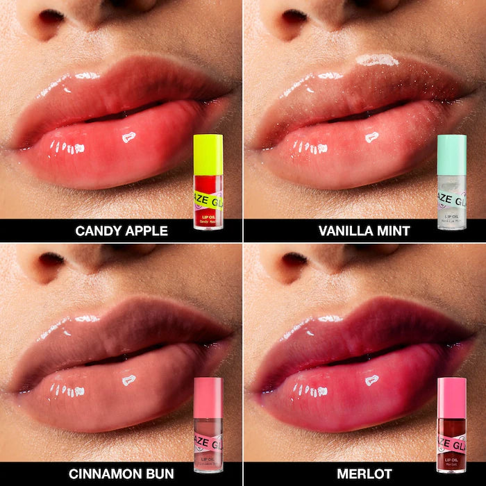 iNNBEAUTY PROJECT Glaze For Days 4-Piece Lip Oil Set