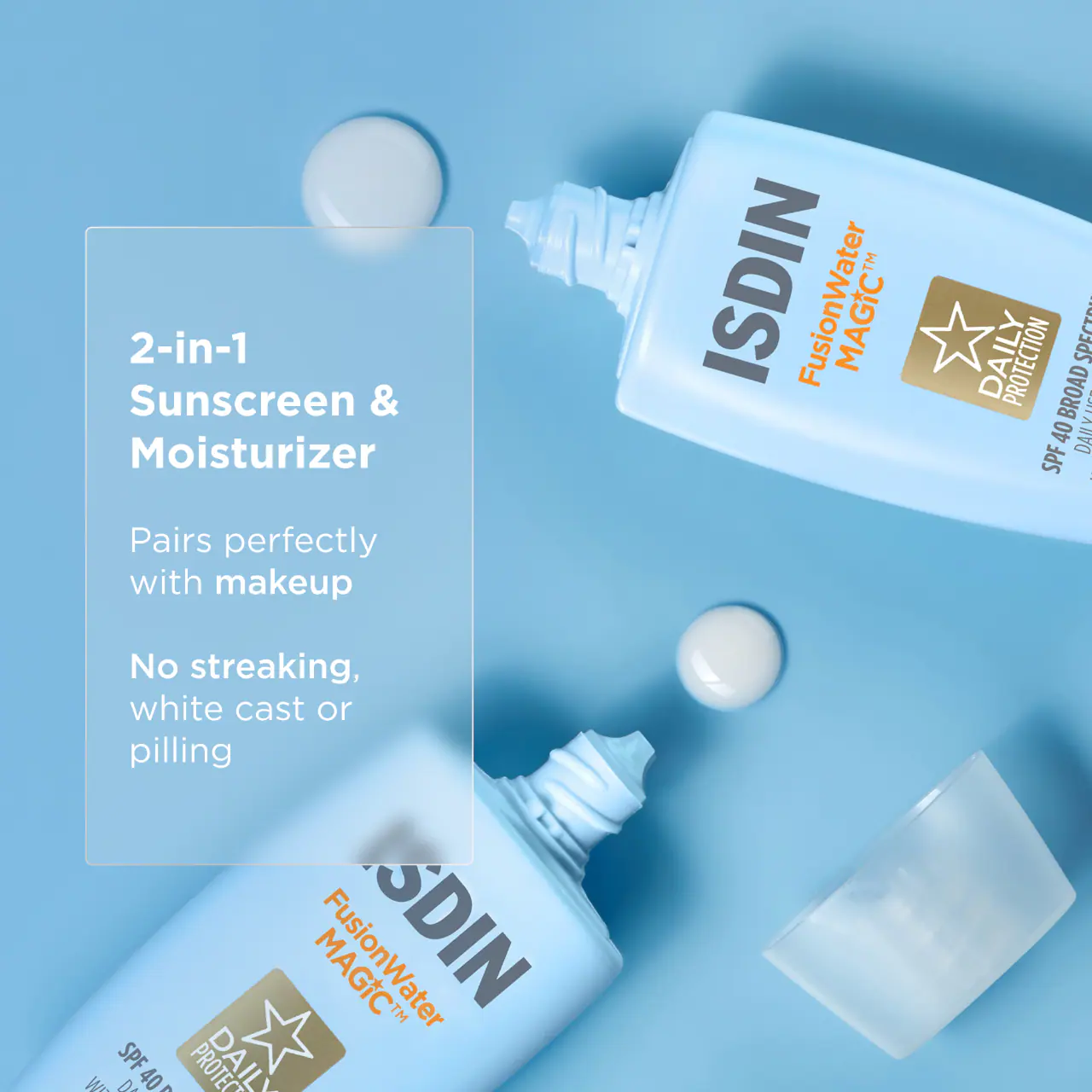 ISDIN Fusion Water Magic SPF 40 Sunscreen  1.7 oz / 50 ml