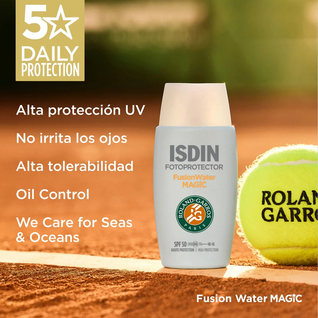 ISDIN Fotoprotector Fusion Water Magic SPF 50 x Roland Garros Limited Edition 50 ml