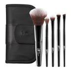 IT Cosmetics Your Face & Eye Essentials Mini 5 Pc Travel Brush Set