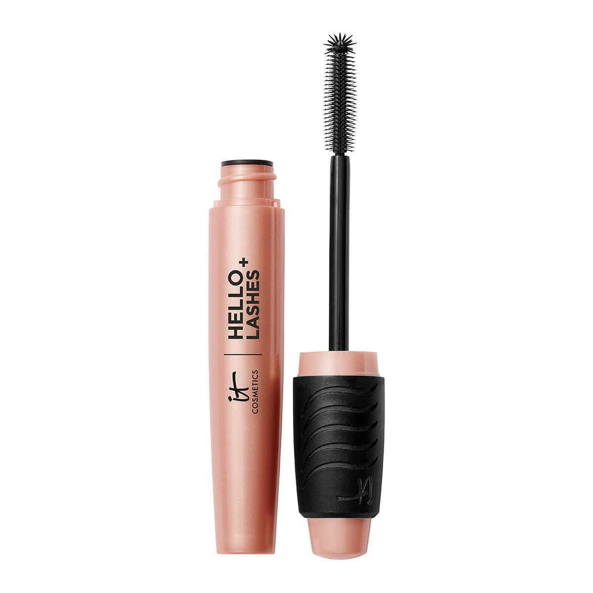 It Cosmetics Hello Lashes+ Volumizing Mascara with Lash Serum 8.5 ml | Smudge Proof Black