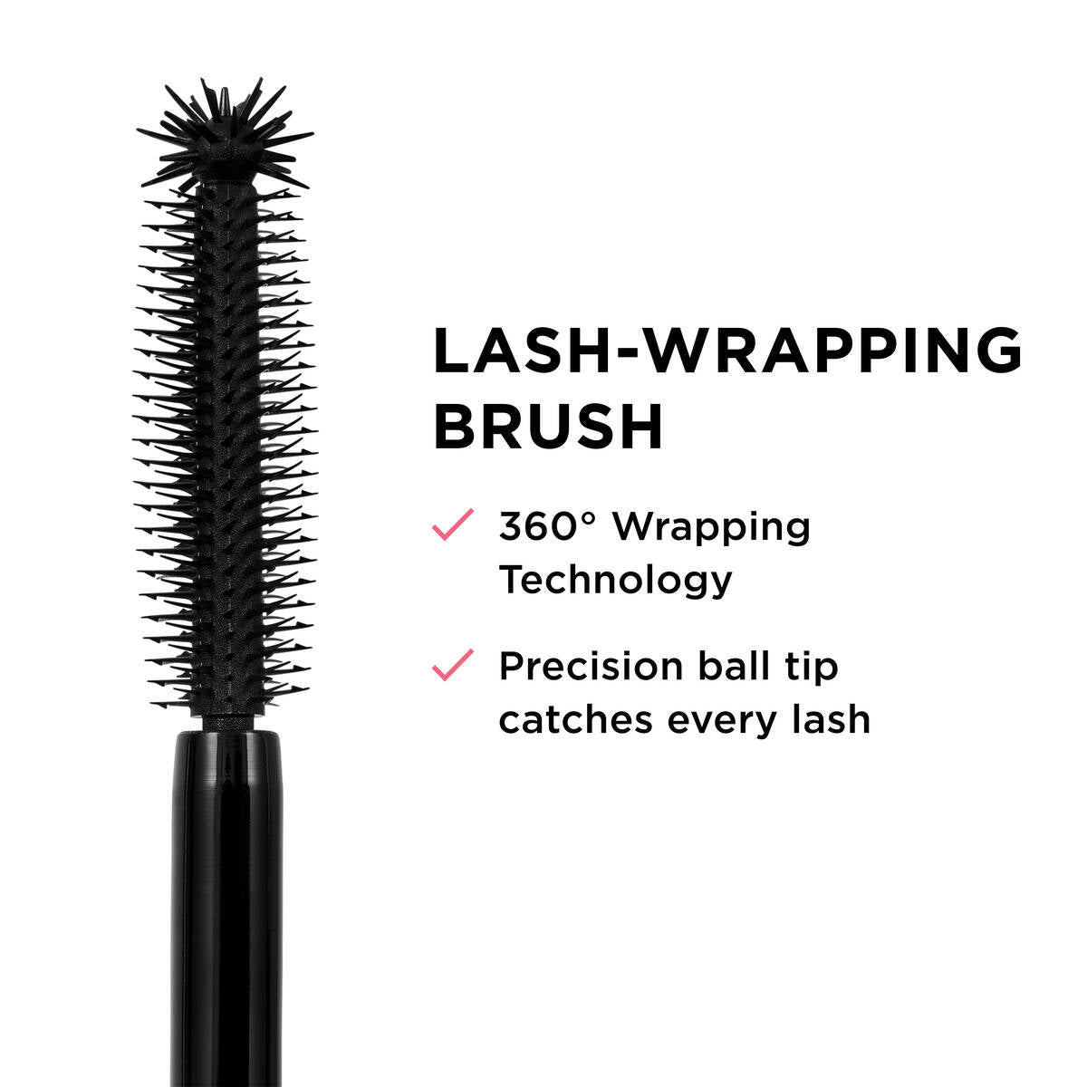 It Cosmetics Hello Lashes+ Volumizing Mascara with Lash Serum 8.5 ml | Smudge Proof Black