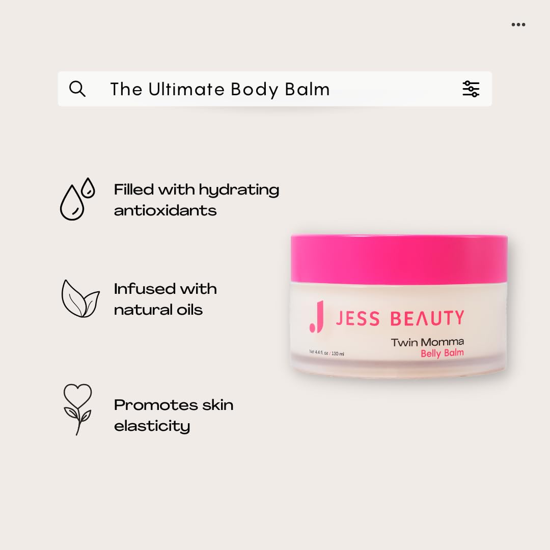 Jess Beauty Twin Momma Belly Balm 4.4 oz