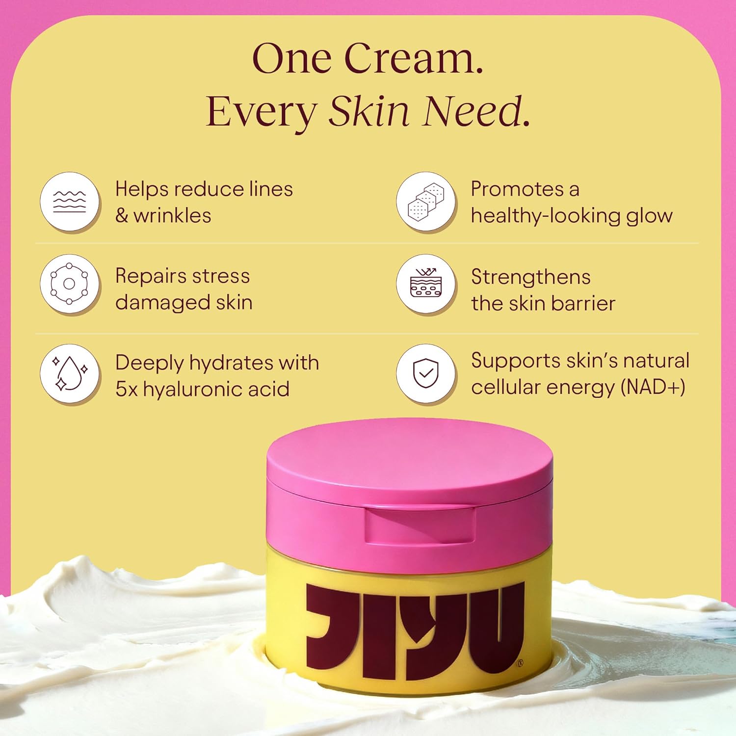 Jiyu NAD+ Anti-Aging Moisturizing Cream 50 ml / 1.7 oz