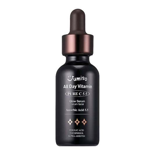 Jumiso All Day Vitamin Pure C 5.5 Glow Serum Ascorbic Acid 5.5 + Ferulic Acid + Tocopherol + Alpha-Arbutin Mini 15 ml