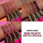 Juvia's Place The Nude Peaches Velvety Matte Lipstick | Libra
