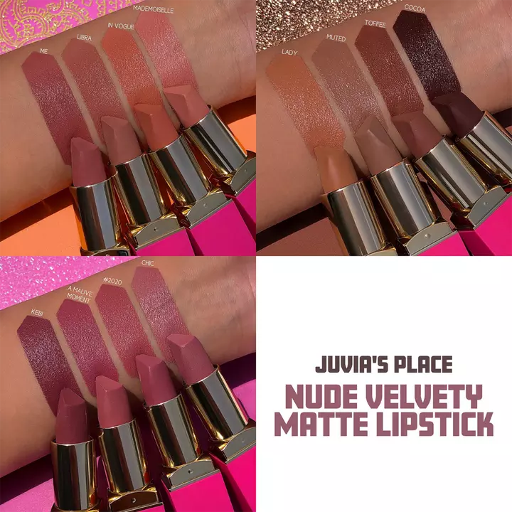 Juvia's Place The Nude Peaches Velvety Matte Lipstick | Libra
