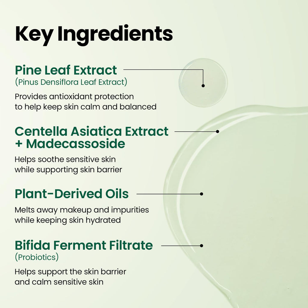 K-Secret Seoul 1988 Cleansing Oil Pine Cica 1% + Probiotics 200 ml