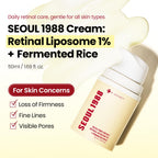 K-Secret Seoul 1988 Cream Retinal Liposome 1% + Fermented Rice 50 ml / 1.69 oz