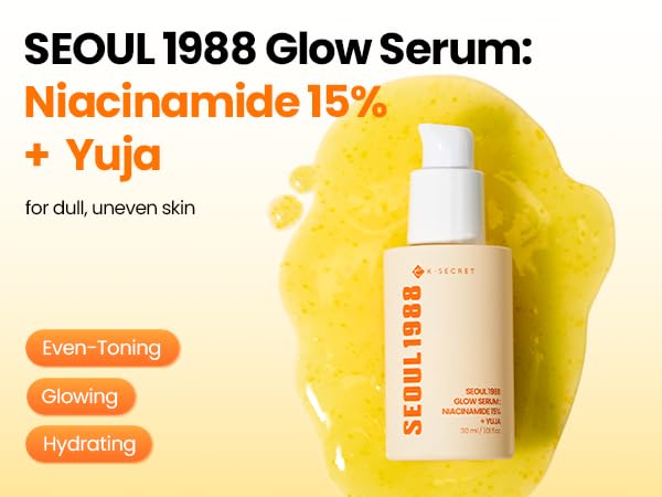 K-Secret Seoul 1988 Glow Serum Niacinamide 15% + Yuja 30 ml / 1 oz