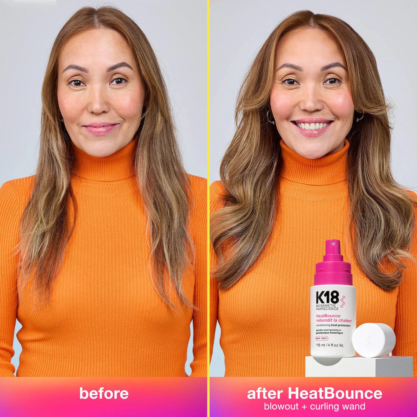 K18 Biomimetic Hairscience HeatBounce Leave-In Conditioner Heat Protectant 118 ml / 4 oz