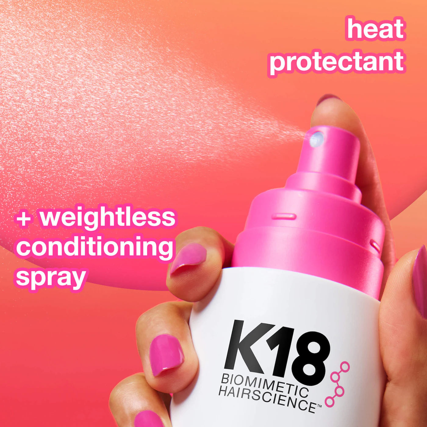 K18 Biomimetic Hairscience HeatBounce Leave-In Conditioner Heat Protectant 118 ml / 4 oz