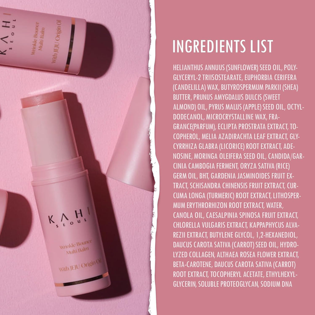 Kahi Seoul Wrinkle Bounce Multi Balm with Jeju Origin Oil 9 g