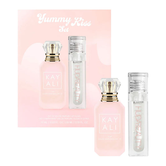 Kayali Yummy Kiss Set Yum Marshmallow + Faux Filler Gloss Glassy