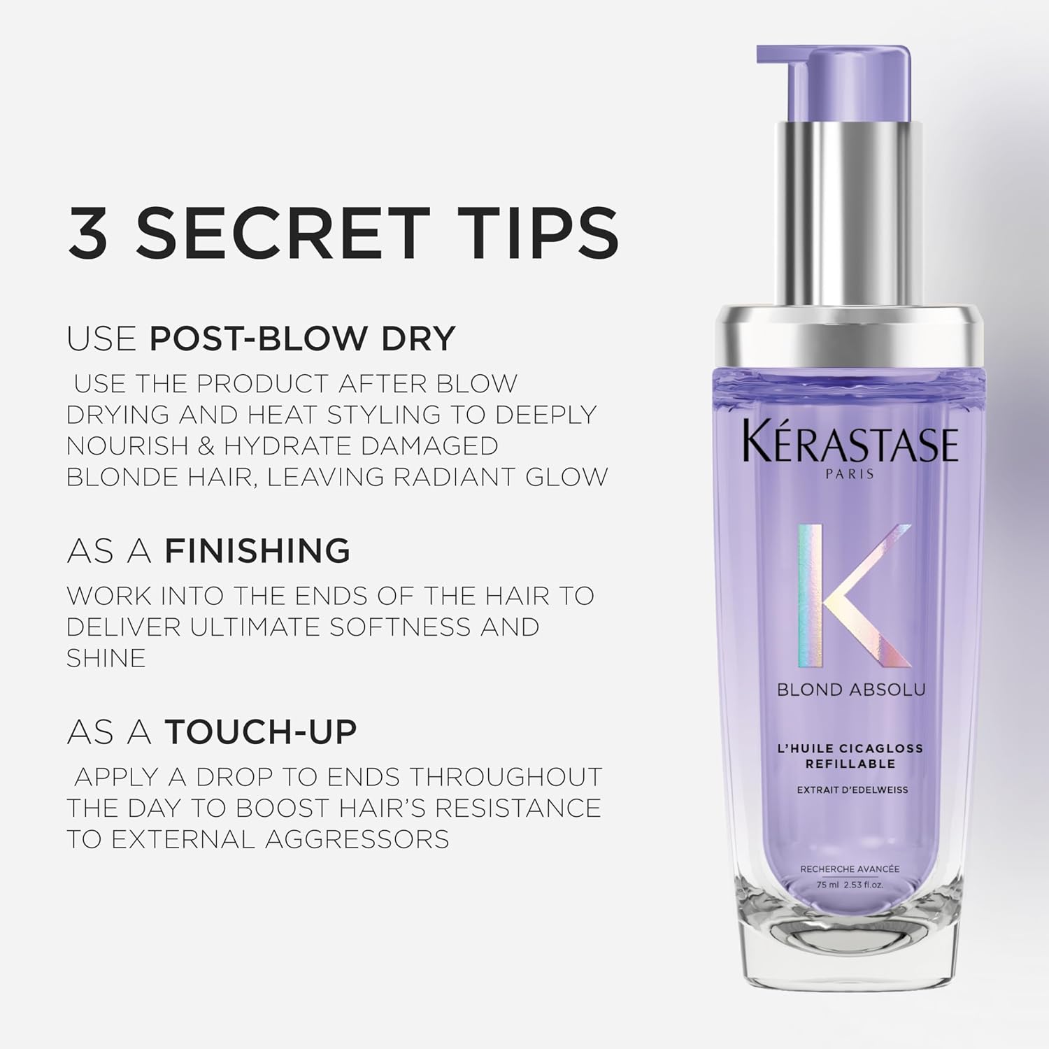 Kérastase Blond Absolu Cicagloss Hair Oil 75 ml / 2.53 oz
