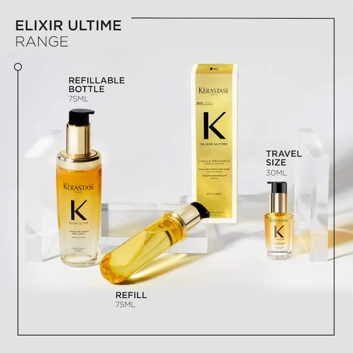 Kérastase Elixir Ultime L'Huile Original Hair Oil Refillable 75 ml / 2.53 oz