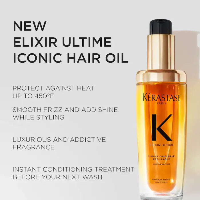 Kérastase Elixir Ultime L'Huile Original Hair Oil Refillable 75 ml / 2.53 oz