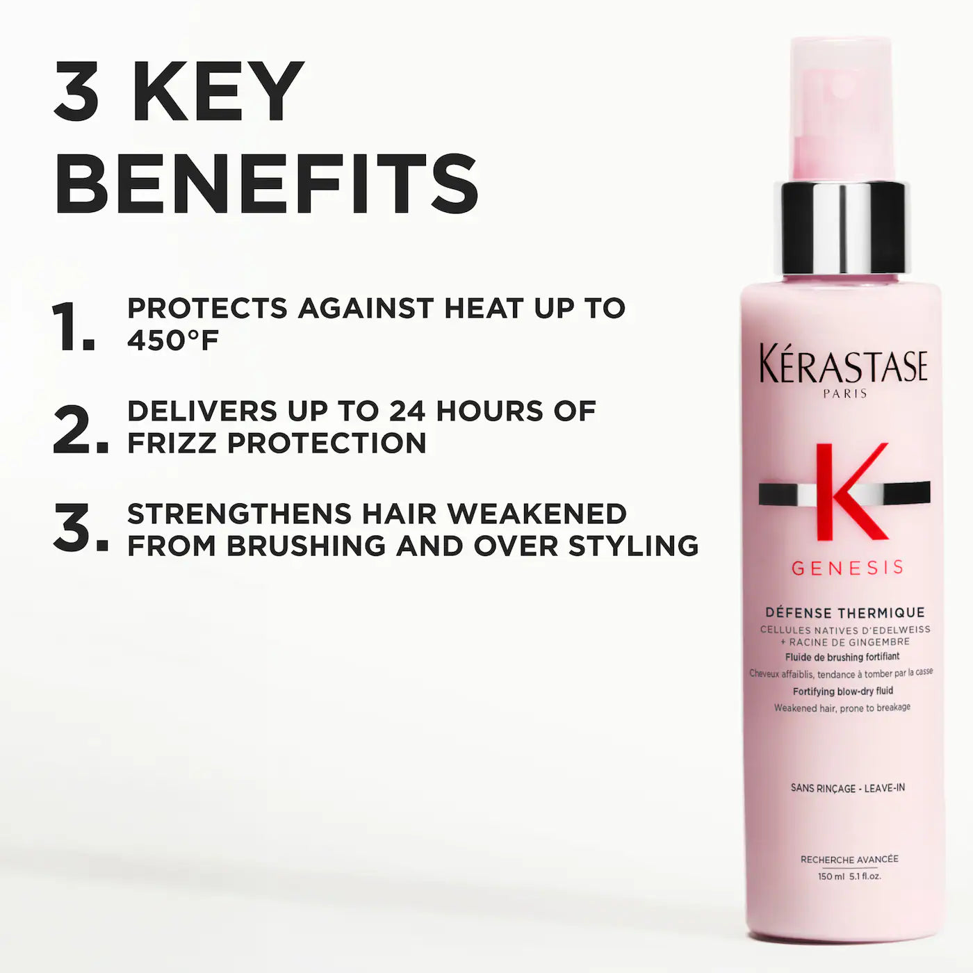Kérastase Genesis Défense Thermique Heat Protecting Leave-In Treatment 150 ml / 5.1 oz