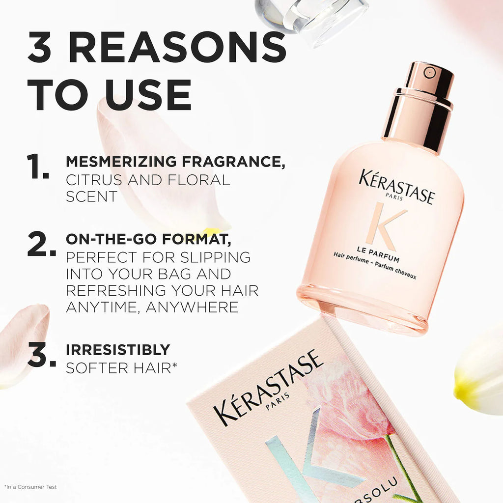 Kérastase Gloss Absolu Hair Perfume with Citrus, Vanilla & Rose 30 ml / 1.01 oz