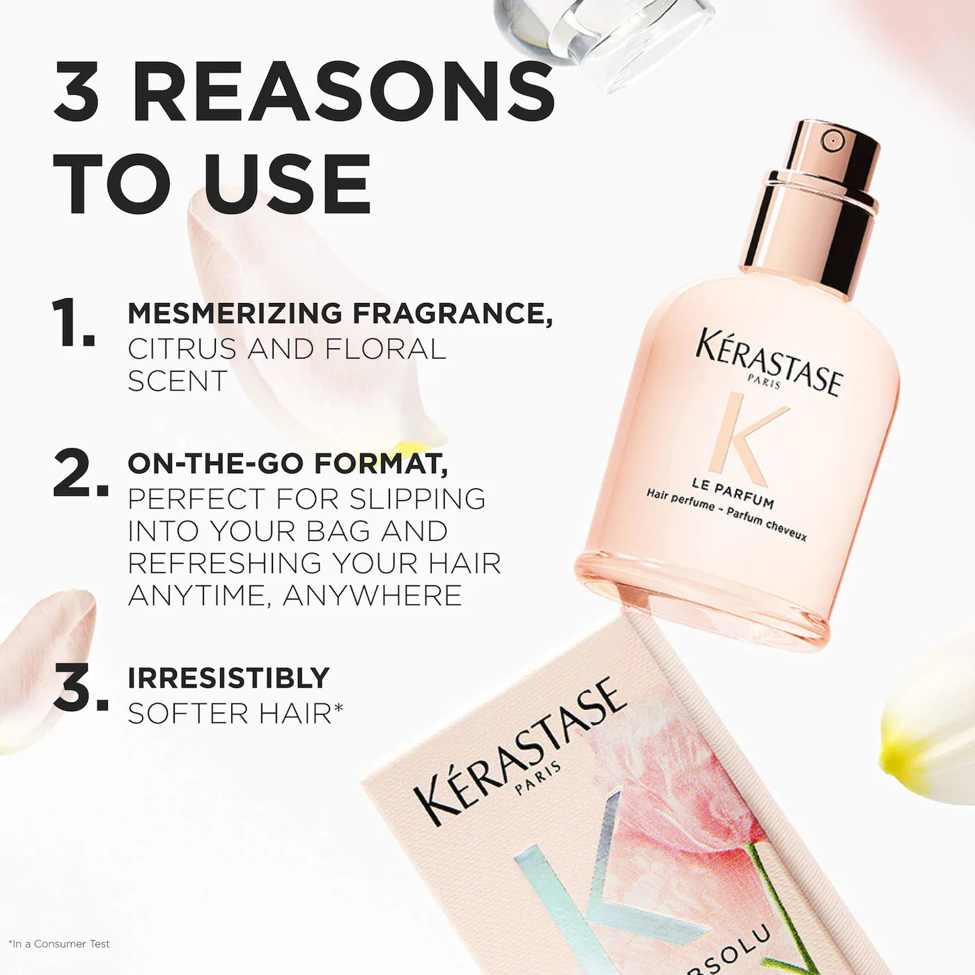 Kérastase Gloss Absolu Hair Perfume with Citrus, Vanilla & Rose 30 ml / 1.01 oz