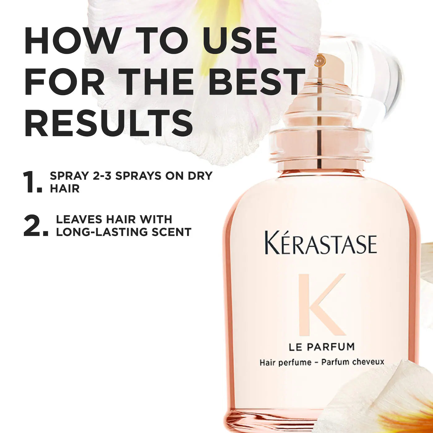 Kérastase Gloss Absolu Hair Perfume with Citrus, Vanilla & Rose 30 ml / 1.01 oz