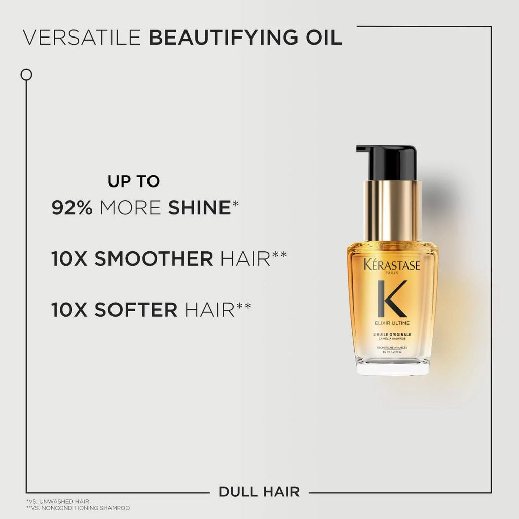 Kérastase Mini Elixir Ultime Hair Oil & 8H Magic Night Serum Hair Gift Set