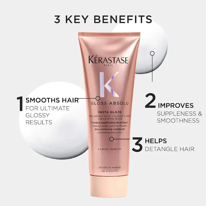 Kérastase Gloss Absolu Insta Glaze Gloss Enhancing Conditioner 250 ml / 8.45 oz