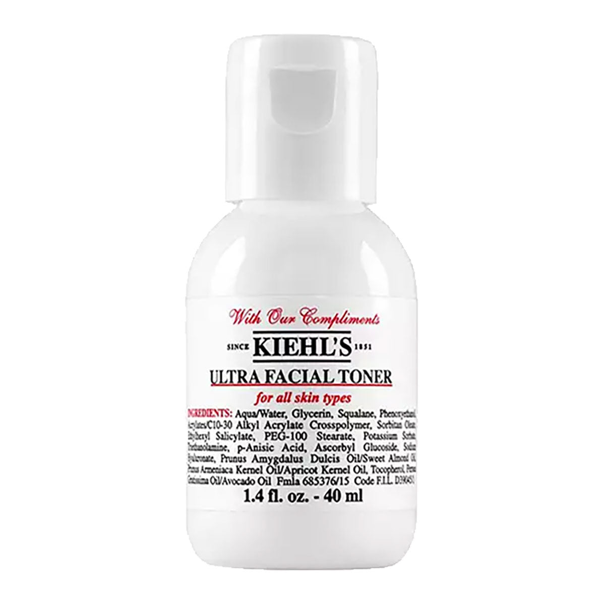 Kiehl's Since 1851 Ultra Facial Toner Deluxe Sample 1.4 oz / 40 ml