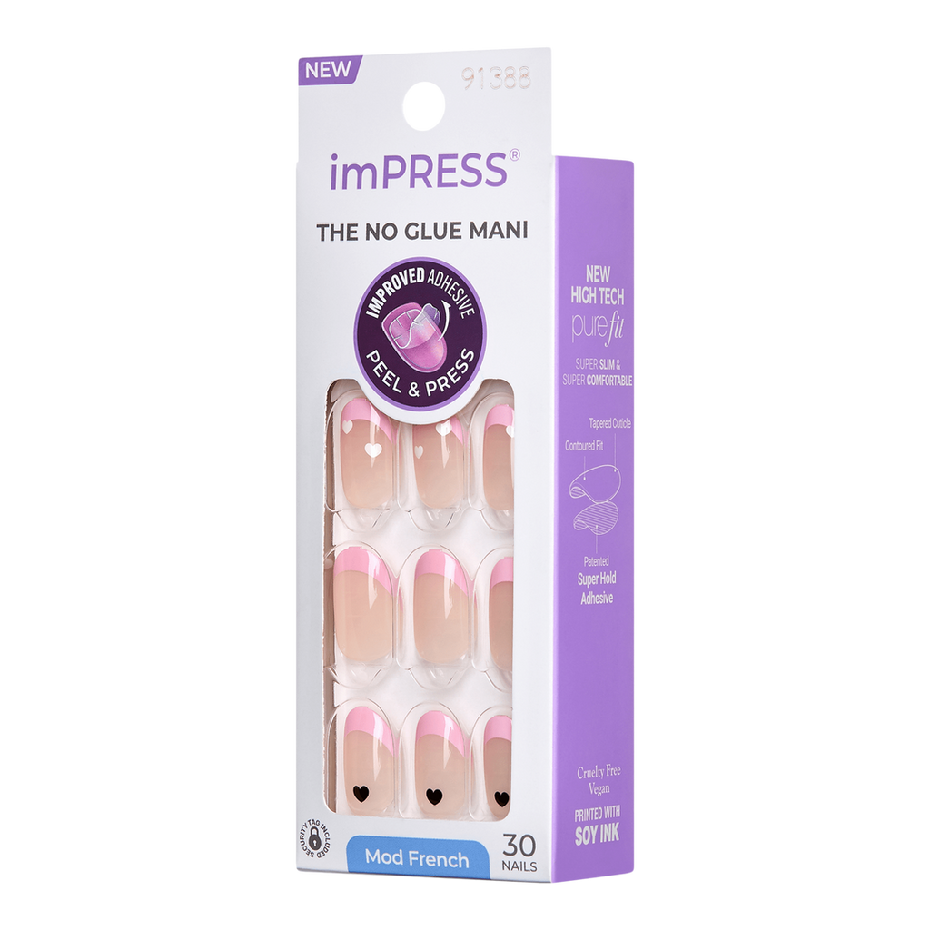 Kiss imPRESS Design Short Press-On Manicure Nails | Ditto