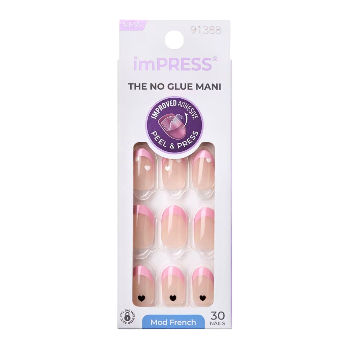 Kiss imPRESS Design Short Press-On Manicure Nails | Ditto