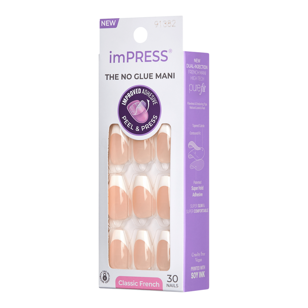 Kiss imPRESS Design Short Press-On Manicure Nails | Ideal