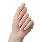 Kiss imPRESS Design Short Press-On Manicure Nails | Model
