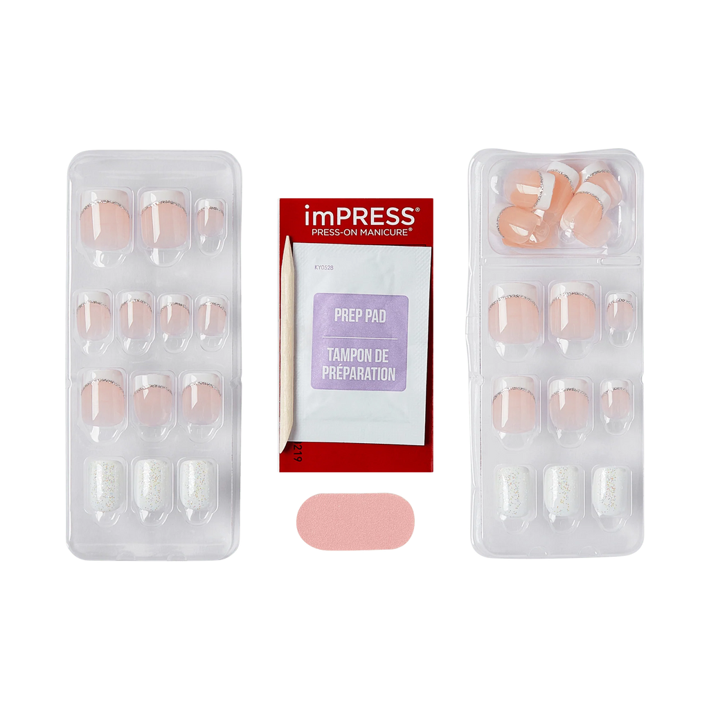 Kiss imPRESS Design Short Press-On Manicure Nails Petite | Mini Me