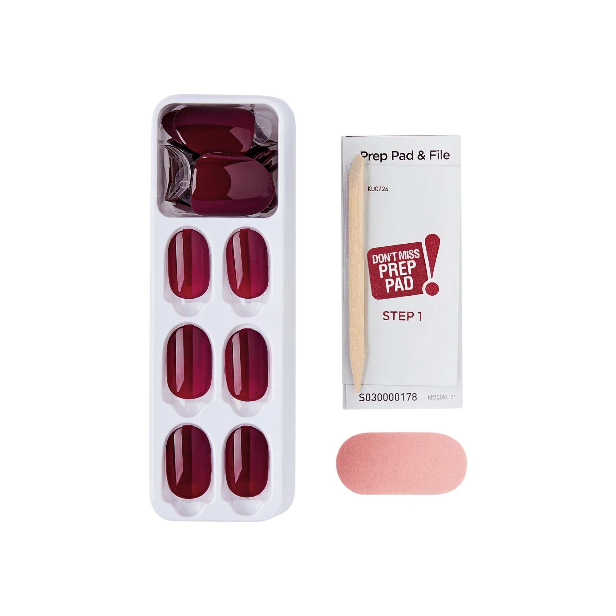 Kiss imPRESS Design Short Press-On Manicure Nails | Over You