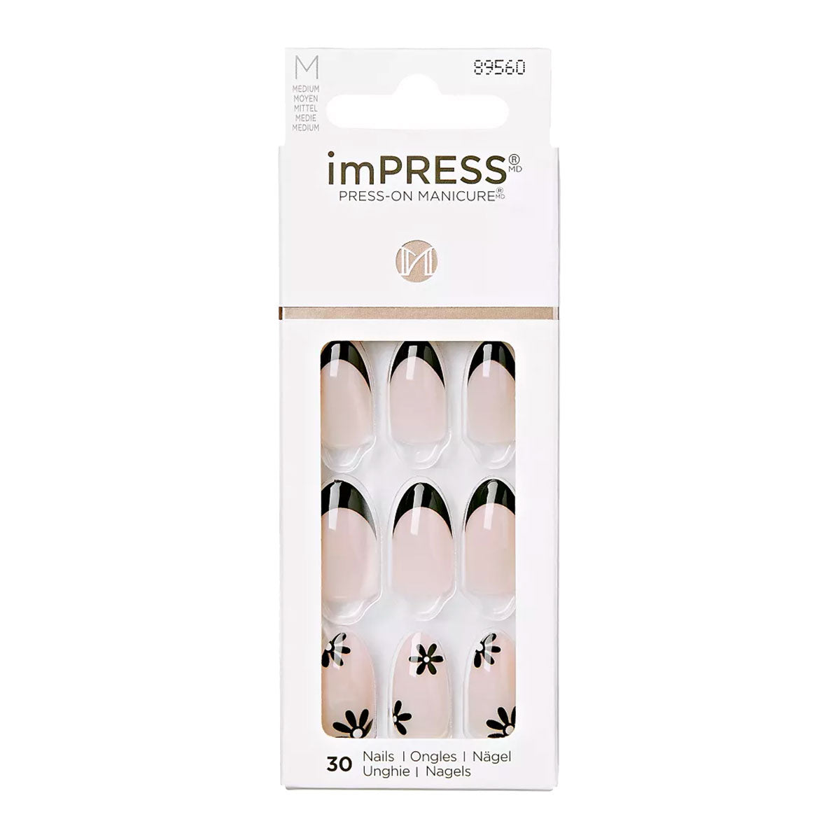Kiss imPRESS Press-On Manicure | Brave Hearts (Almond)