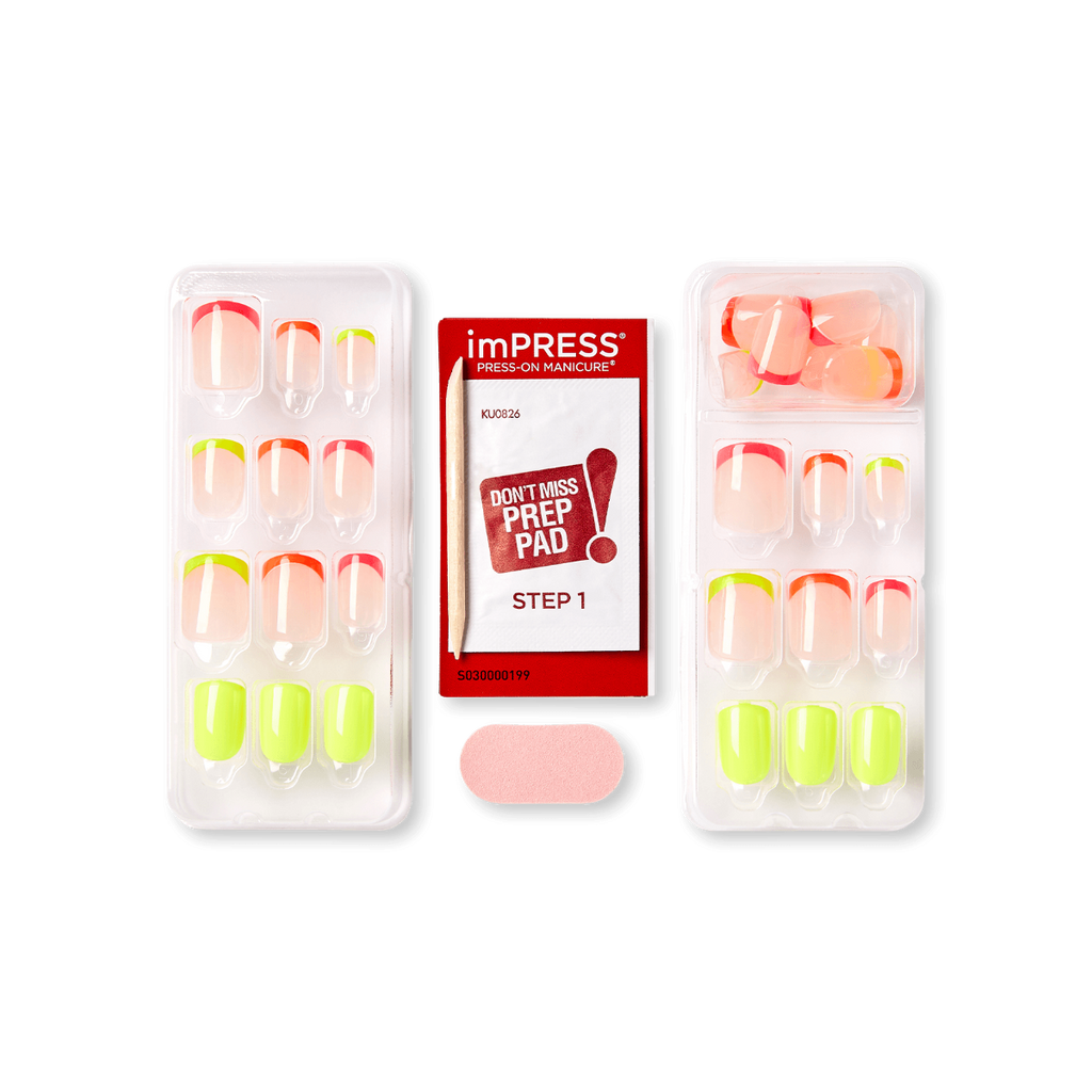 Kiss imPRESS Press-On Manicure | Summer Glow