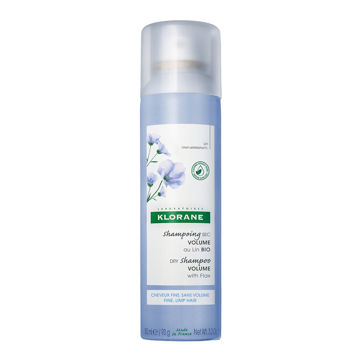 Klorane Dry Shampoo Volume with Flax 150 ml