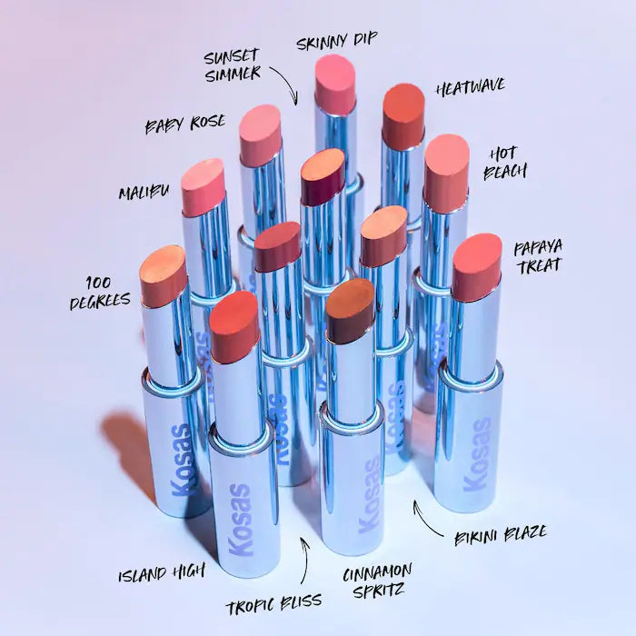Kosas Wet Stick Moisturizing Lip Shine | Baby Rose