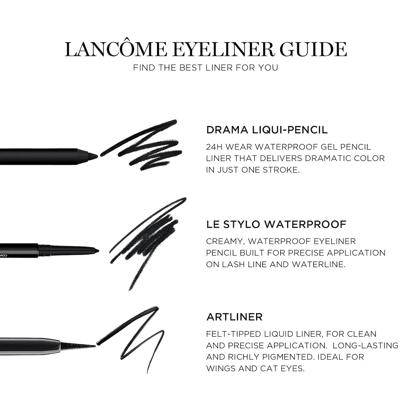 Lancôme Drama Liqui-Pencil Longwear Eyeliner | 01 Café Noir