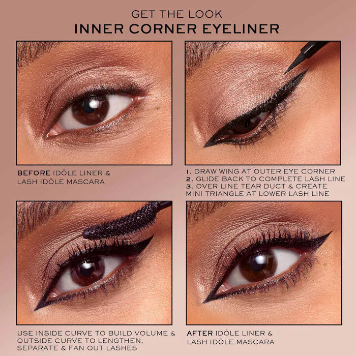 Lancôme Idôle Ultra-Precise Felt Tip Liquid Eyeliner Mini 0.6 ml | Glossy Black