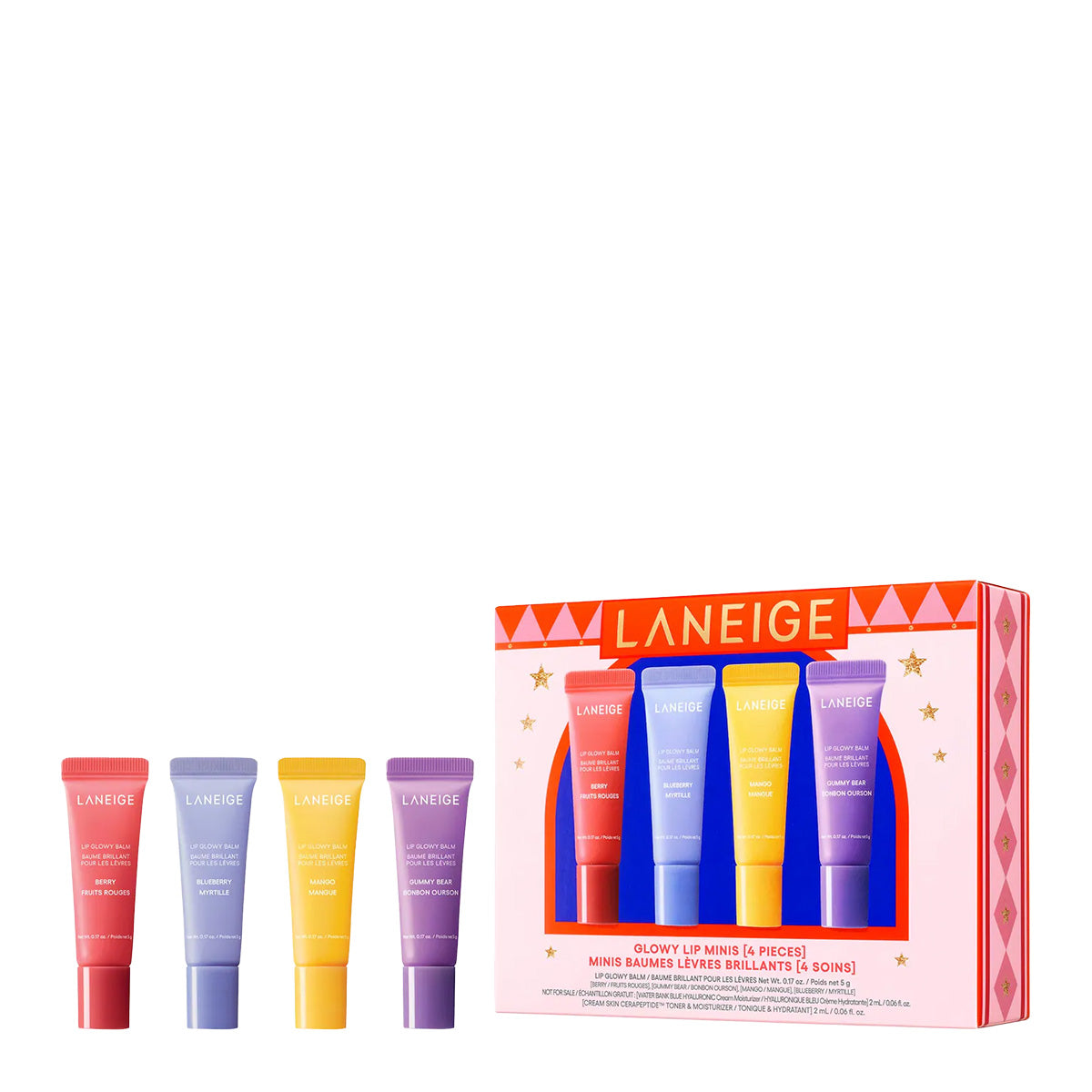 Laneige Mini Lip Glowy Balm Gift Set