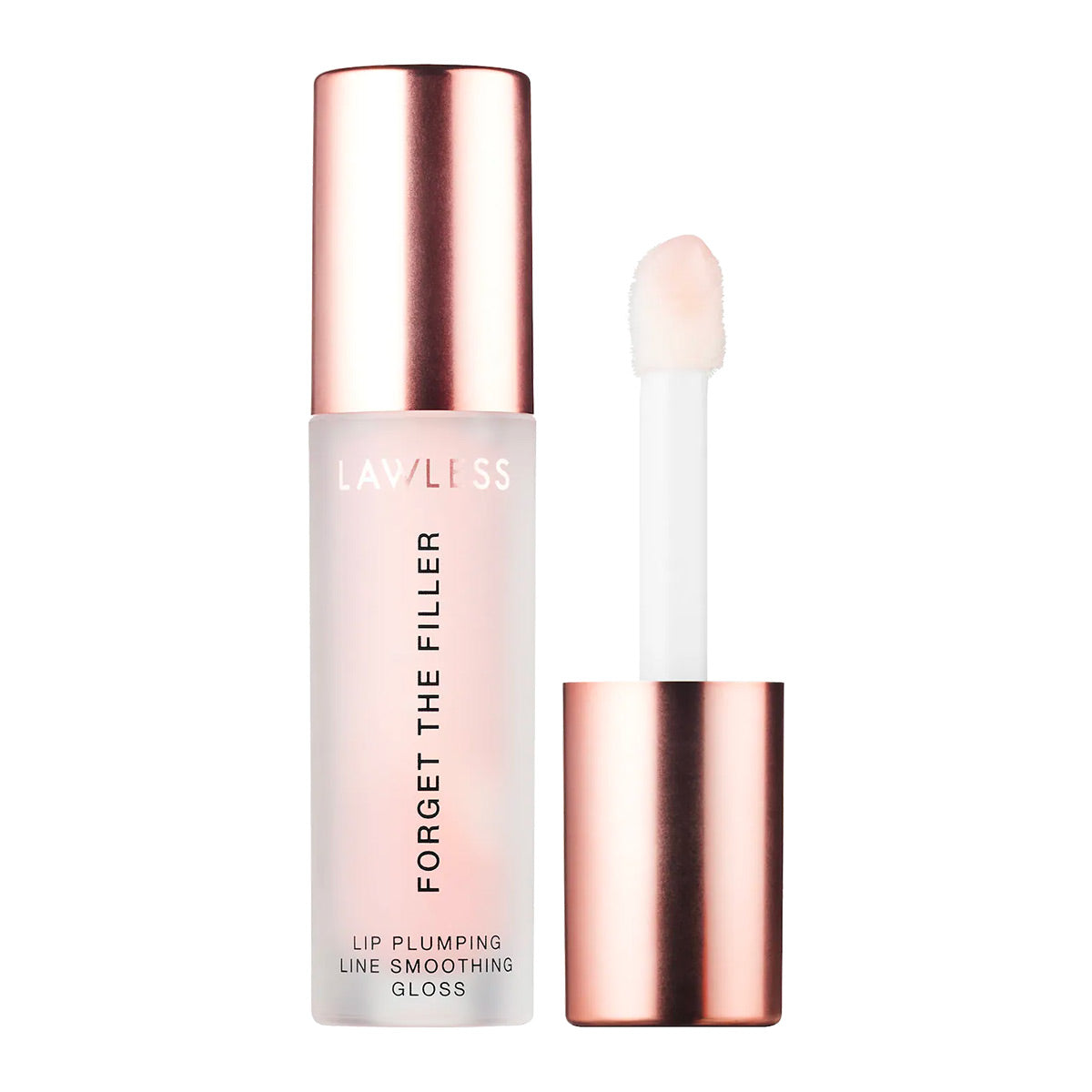 Lawless Forget The Filler Lip Plumping Line Smoothing Gloss | Rosy Outlook