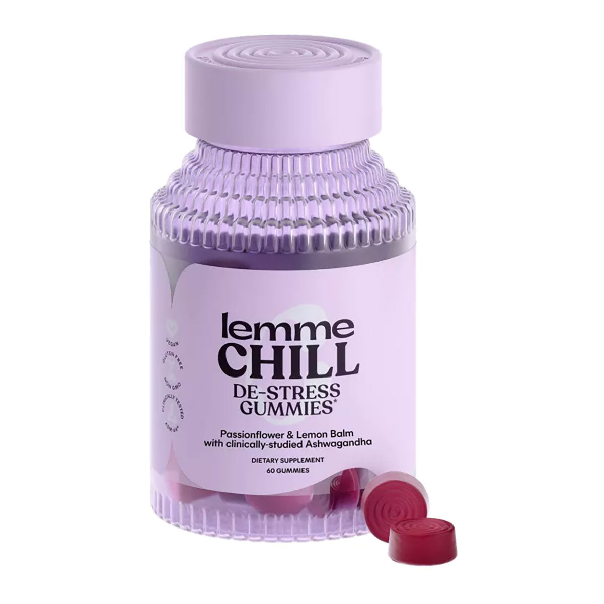 Lemme Chill De-Stress Ashwagandha Gummies 60 Gummies
