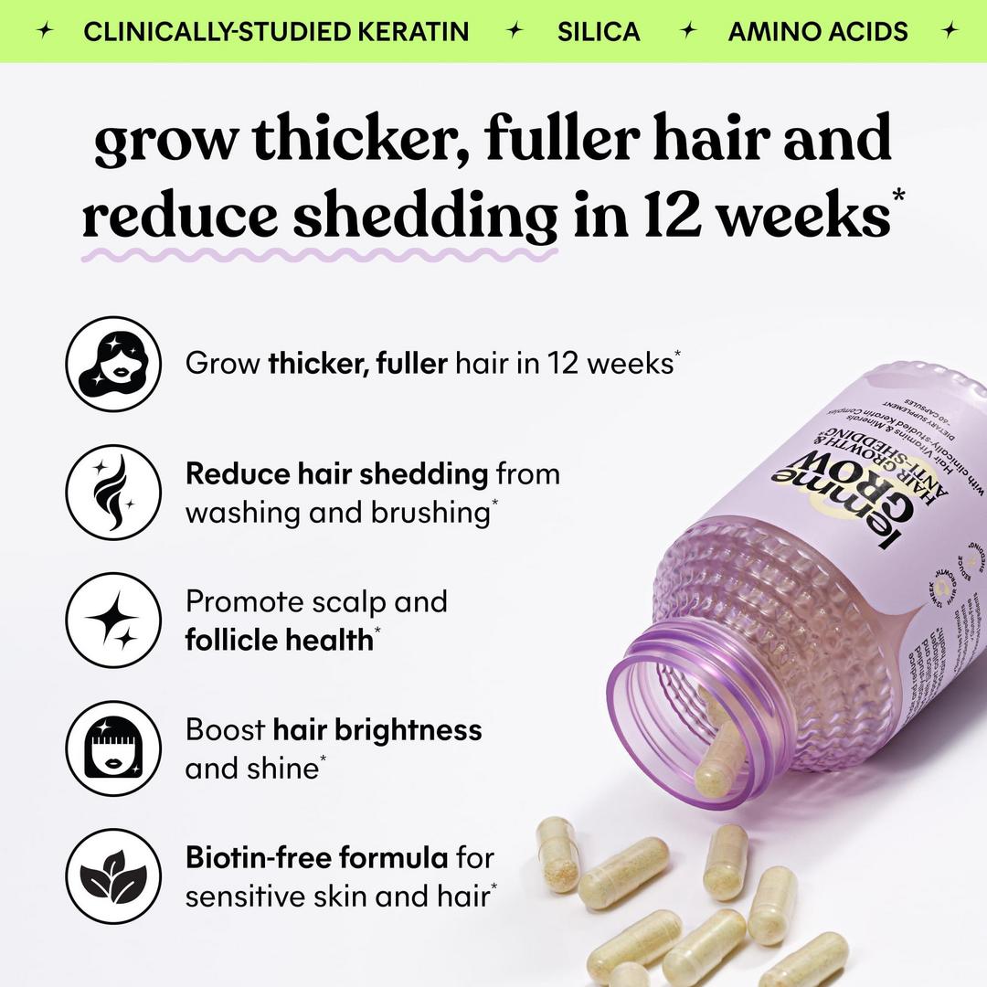 Lemme Grow Hair Growth & Anti-Shedding Capsules 60 Capsules