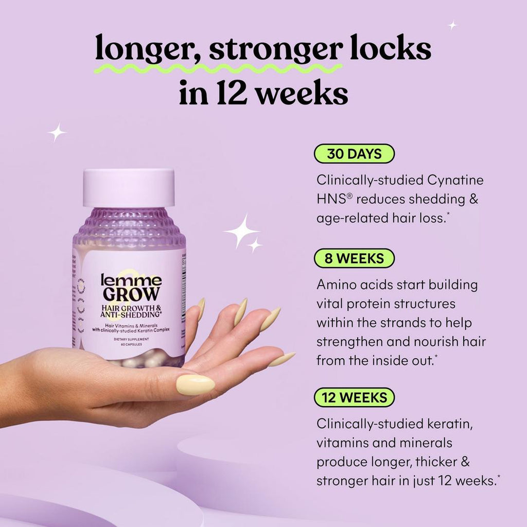 Lemme Grow Hair Growth & Anti-Shedding Capsules 60 Capsules