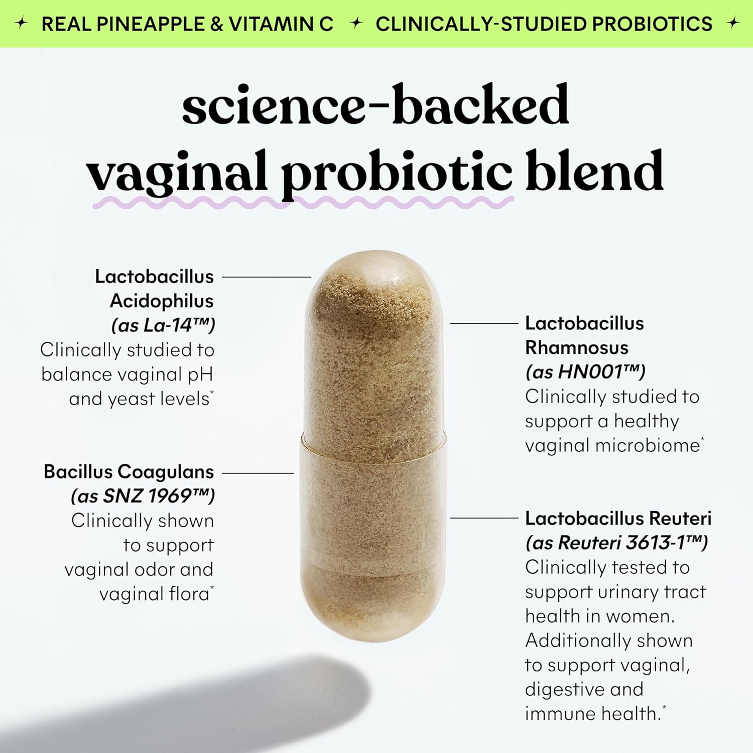 Lemme Purr Vaginal Probiotics Capsules 60 Capsules
