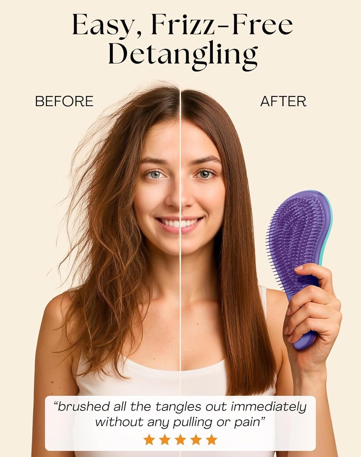 Lily England Detangler Brush Wet & Dry Hair