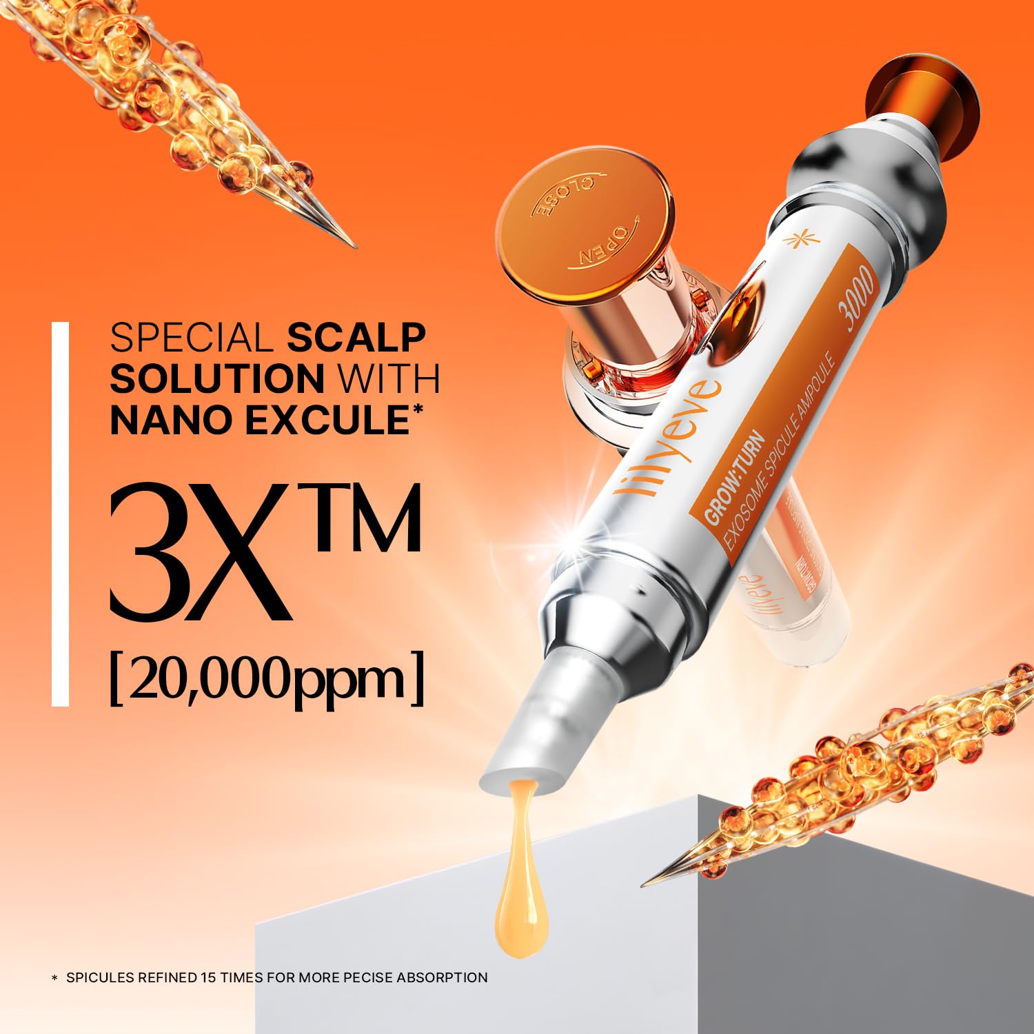 Lilyeve Grow:Turn Exosome Spicule Ampoule 3000 10 ml