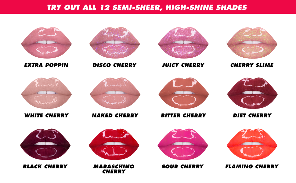 Lime Crime Wet Cherry Ultra Shiny Lip Gloss | White Cherry